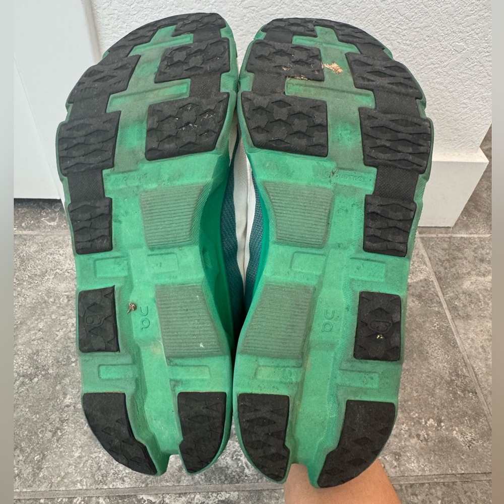 On Running Cloudmonster Hyper White Mint Women Us… - image 7